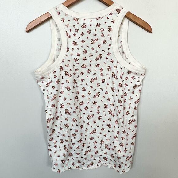 NEW For the Republic Sleeveless Floral Racerback Tank Top Women's SIZE S - Picture 2 of 5